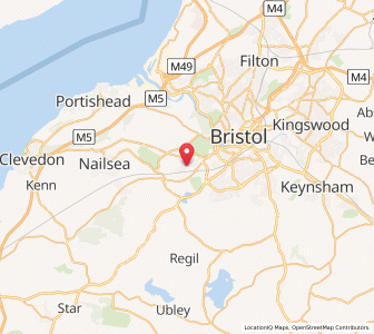 Map of Long Ashton, EnglandEngland