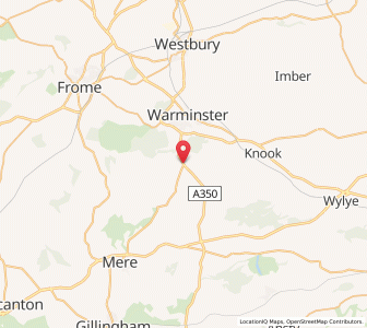 Map of Longbridge Deverill, EnglandEngland