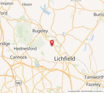 Map of Longdon, EnglandEngland