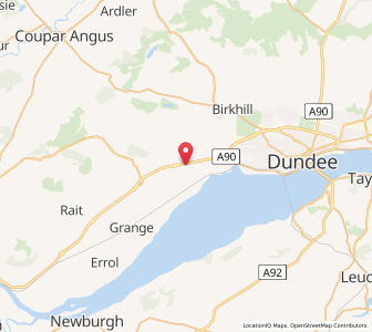 Map of Longforgan, ScotlandScotland