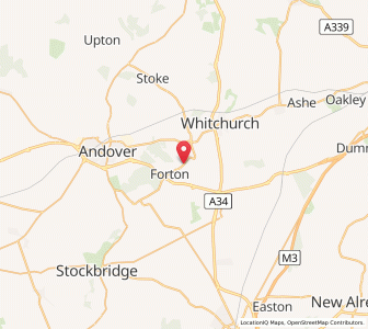 Map of Longparish, EnglandEngland