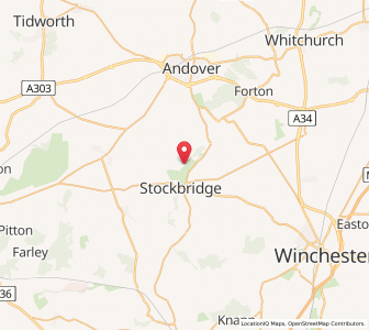 Map of Longstock, EnglandEngland