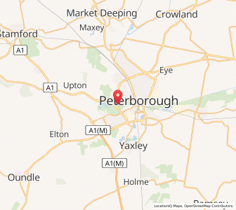 Map of Longthorpe, EnglandEngland