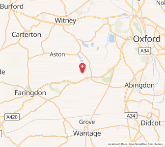 Map of Longworth, EnglandEngland