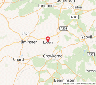 Map of Lopen, EnglandEngland