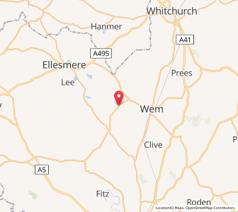 Map of Loppington, EnglandEngland