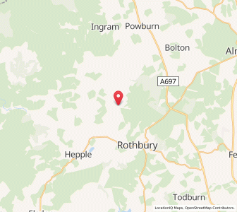 Map of Lorbottle, EnglandEngland