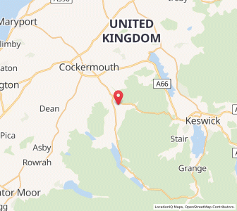 Map of Lorton, EnglandEngland