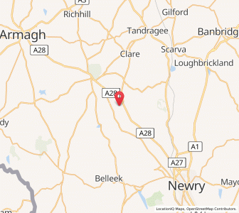 Map of Loughgilly, Northern IrelandNorthern Ireland