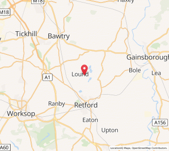 Map of Lound, EnglandEngland