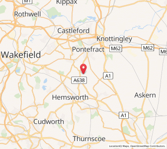Map of Low Ackworth, EnglandEngland