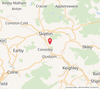 Map of Low Bradley, EnglandEngland