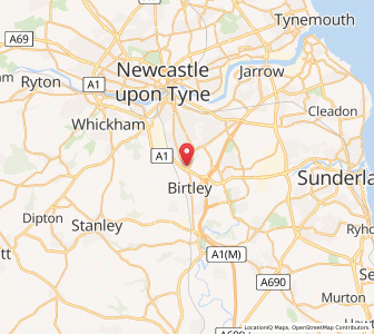 Map of Low Eighton, EnglandEngland