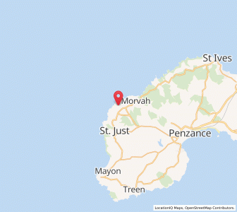 Map of Lower Boscaswell, EnglandEngland