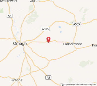 Map of Lower Bracky, Northern IrelandNorthern Ireland