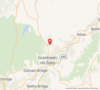 Map of Lower Derraid, ScotlandScotland