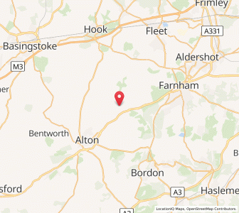 Map of Lower Froyle, EnglandEngland