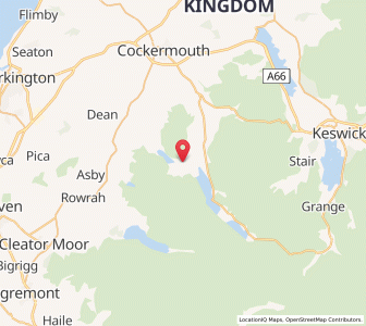 Map of Loweswater, EnglandEngland