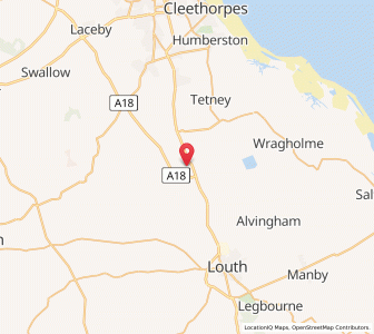 Map of Ludborough, EnglandEngland