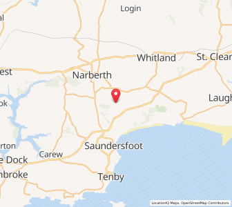 Map of Ludchurch, WalesWales