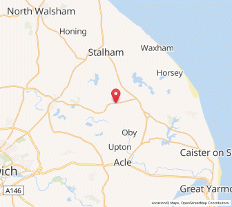 Map of Ludham, EnglandEngland