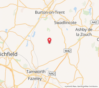 Map of Lullington, EnglandEngland