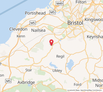 Map of Lulsgate Bottom, EnglandEngland