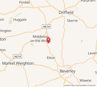 Map of Lund, EnglandEngland