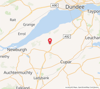 Map of Luthrie, ScotlandScotland