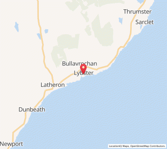 Map of Lybster, ScotlandScotland