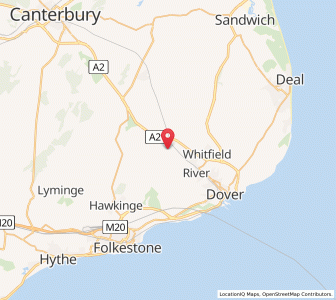 Map of Lydden, EnglandEngland