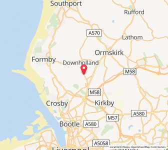 Map of Lydiate, EnglandEngland