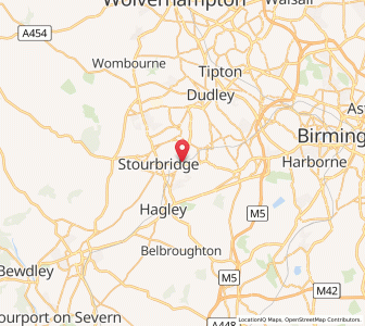 Map of Lye, EnglandEngland