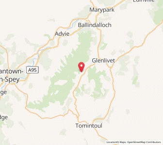 Map of Lyne, ScotlandScotland