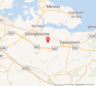 Map of Lynsted, EnglandEngland