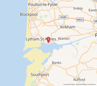 Map of Lytham, EnglandEngland