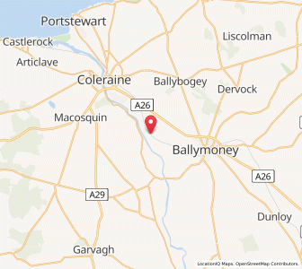 Map of Macfinn Lower, Northern IrelandNorthern Ireland