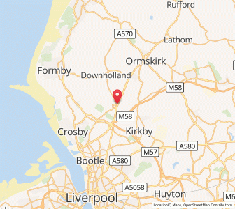 Map of Maghull, EnglandEngland