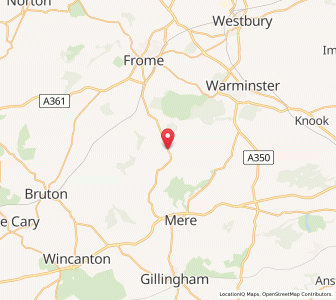 Map of Maiden Bradley, EnglandEngland