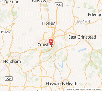 Map of Maidenbower, EnglandEngland