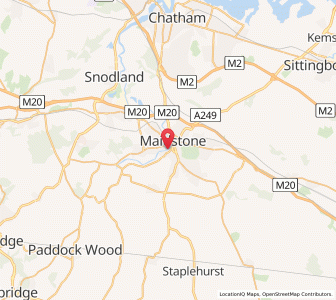 Map of Maidstone, EnglandEngland