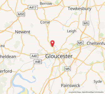 Map of Maisemore, EnglandEngland