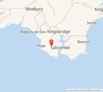 Map of Malborough, EnglandEngland