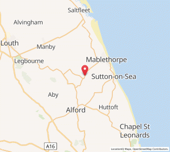 Map of Maltby le Marsh, EnglandEngland