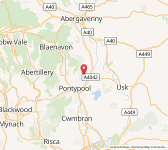 Map of Mamhilad, WalesWales