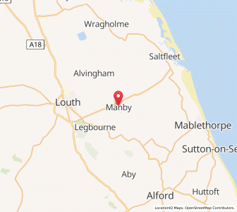 Map of Manby, EnglandEngland