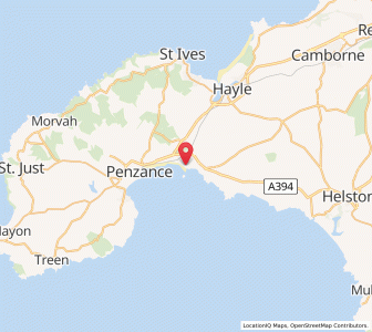 Map of Marazion, EnglandEngland