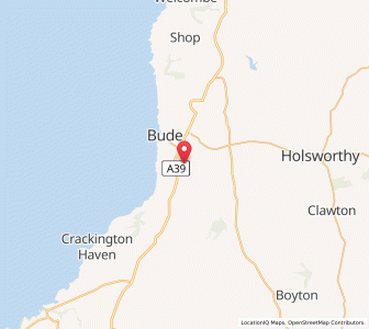 Map of Marhamchurch, EnglandEngland