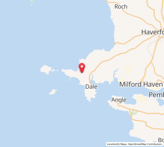 Map of Marloes, WalesWales