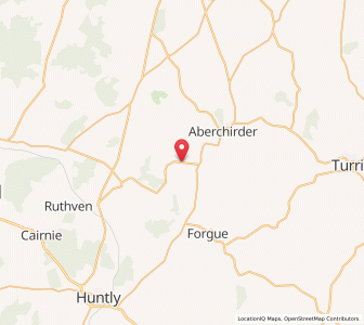 Map of Marnoch, ScotlandScotland